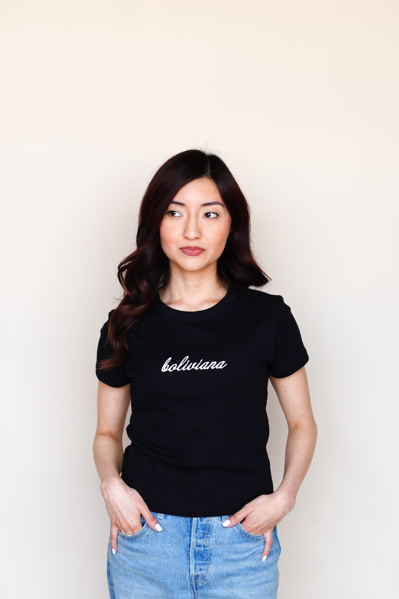 'Boliviana' Rib Baby Tee