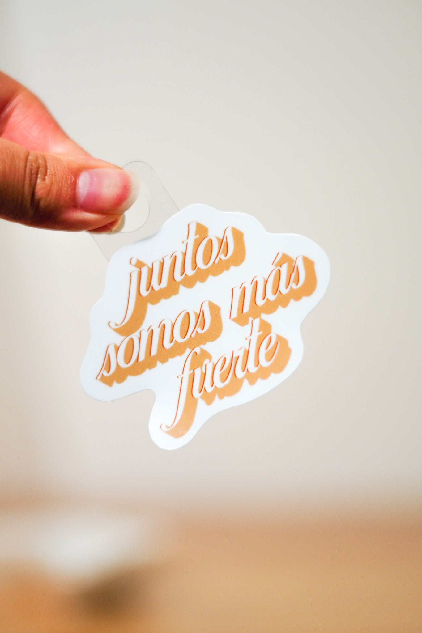 'Juntos Somos Mas Fuerte' Sticker