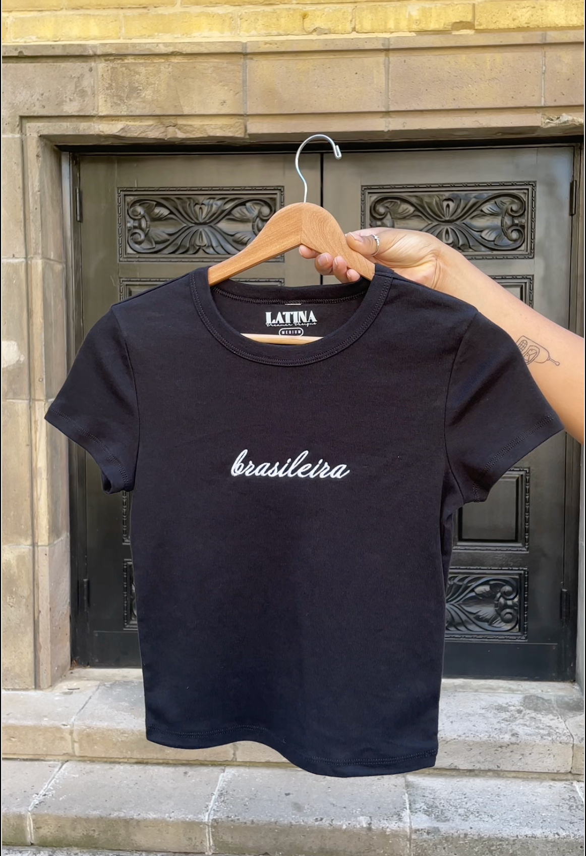 'Brasileria' Rib Baby Tee