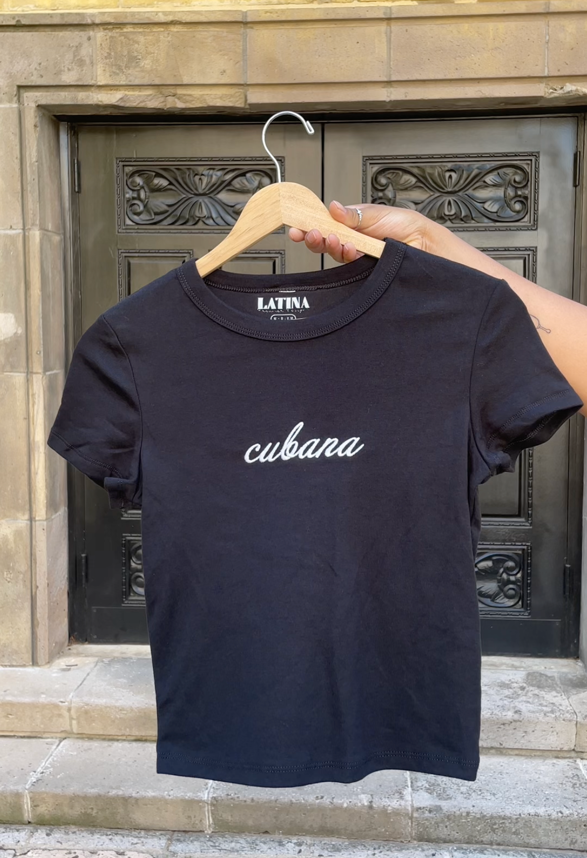 'Cubana' Rib Baby Tee