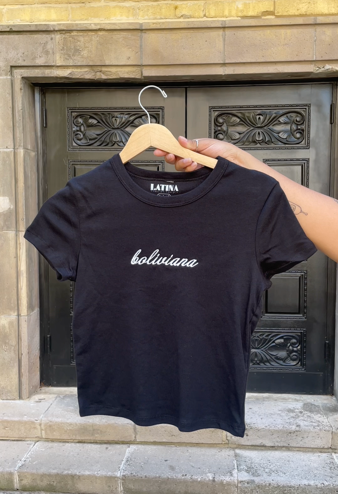 'Boliviana' Rib Baby Tee