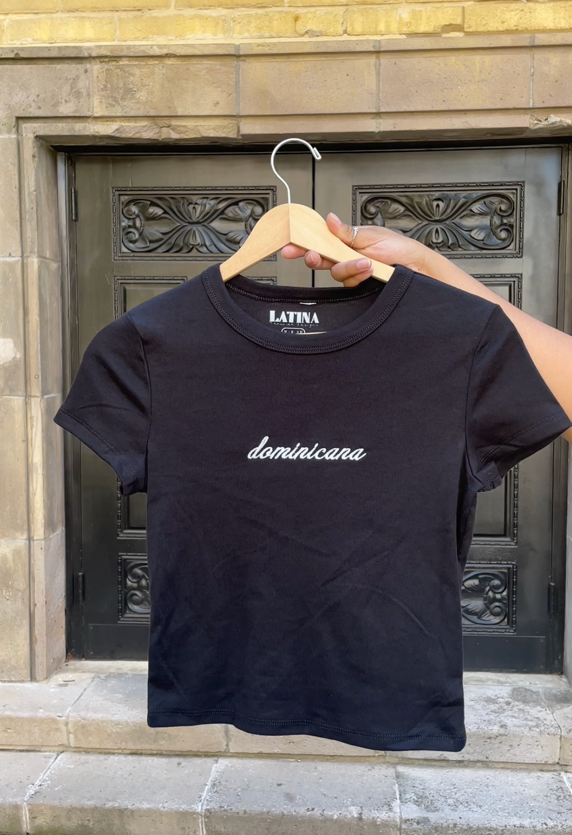 'Dominicana' Rib Baby Tee