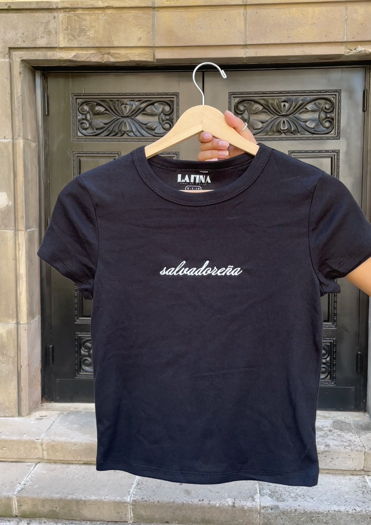 'Salvadoreña' Rib Baby Tee