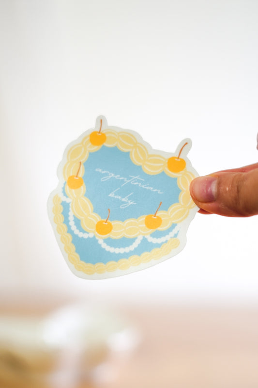 'Argentina' Vintage Pastel Sticker