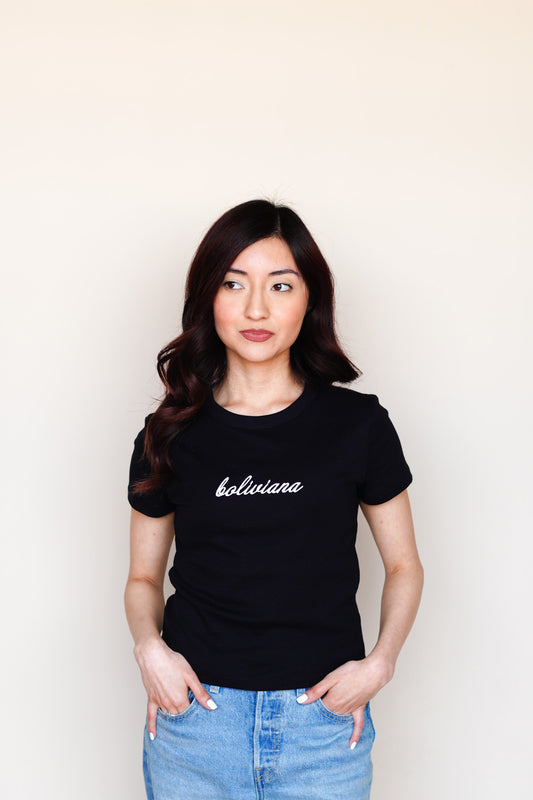 'Boliviana' Rib Baby Tee