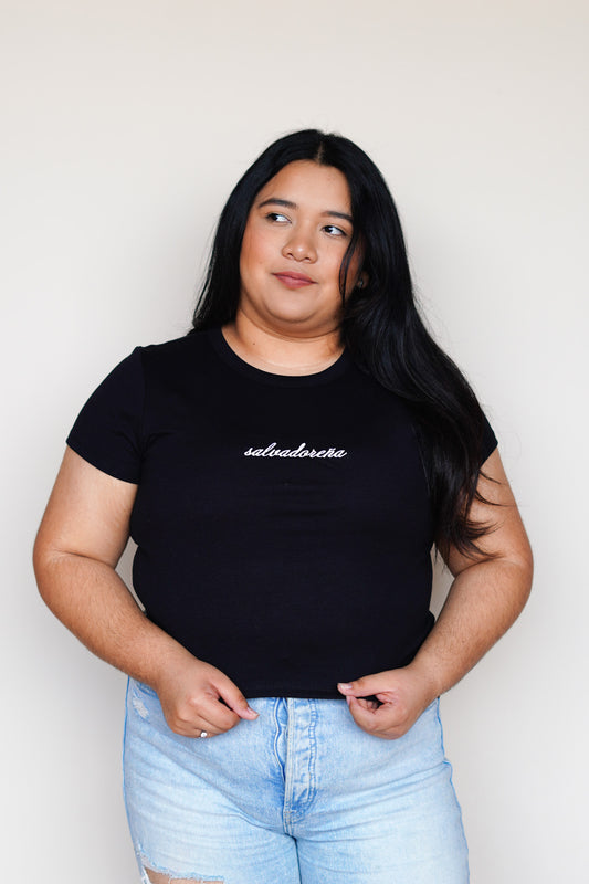 'Salvadoreña' Rib Baby Tee