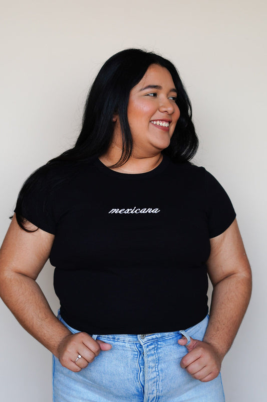 'Mexicana' Rib Baby Tee
