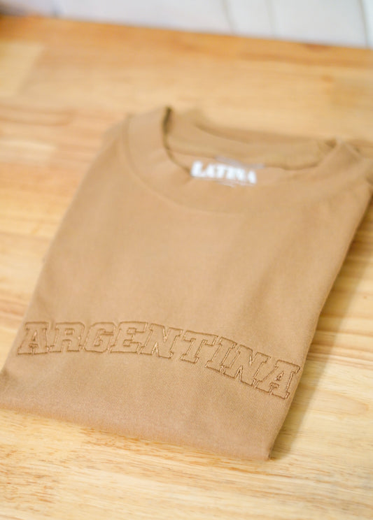 Unisex Embroidered 'Argentina' 🇦🇷 Shirt (Size L)