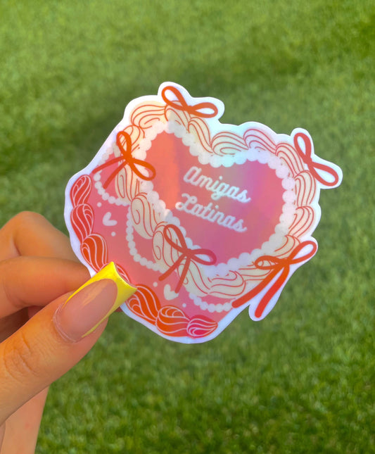 Amigas Latinas Sticker (Holographic)