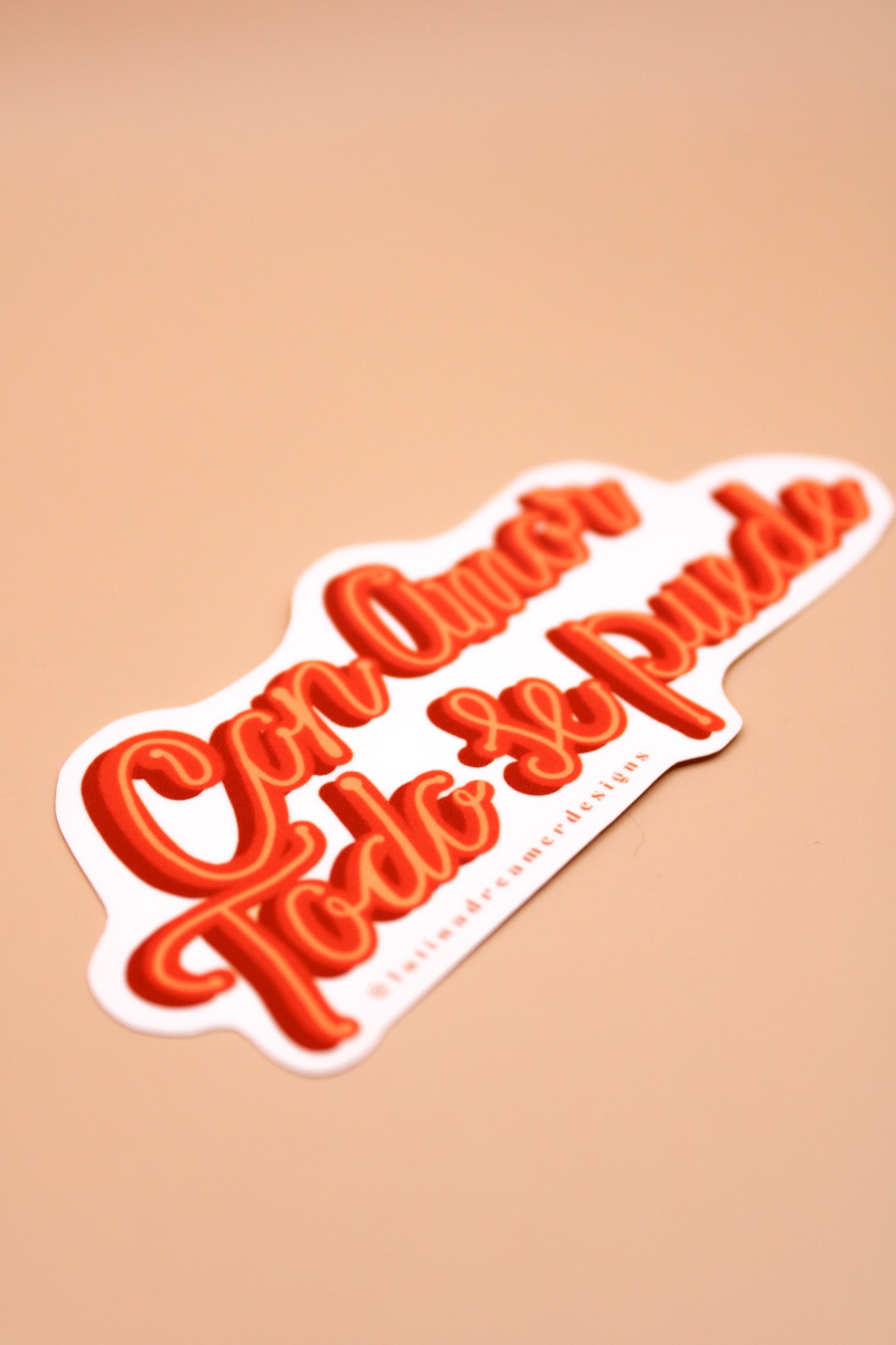 'Con Amor Todo Se Puede' Sticker