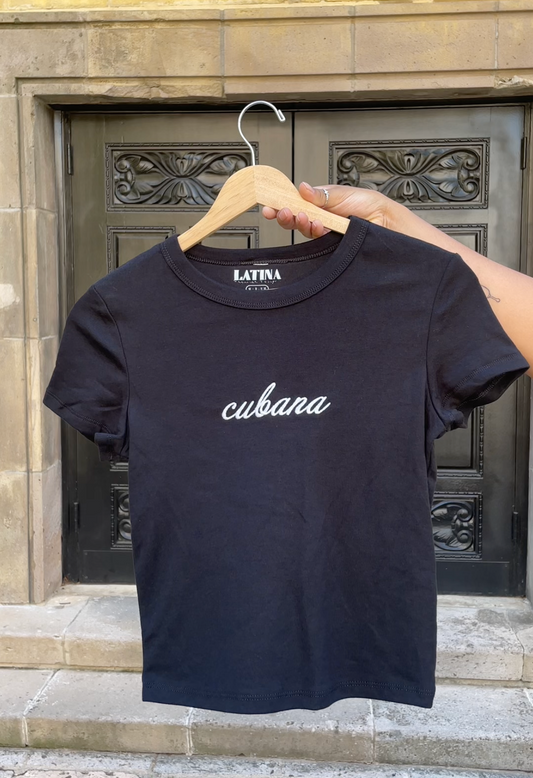 'Cubana' Rib Baby Tee
