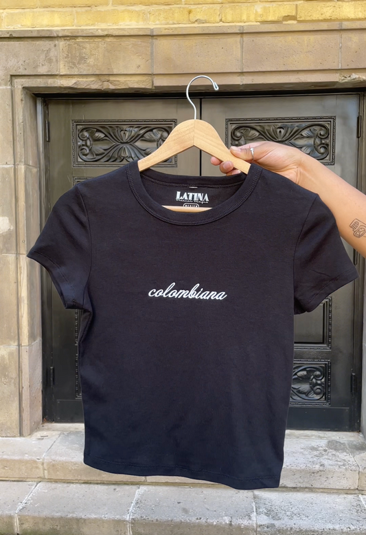 'Colombiana' Rib Baby Tee