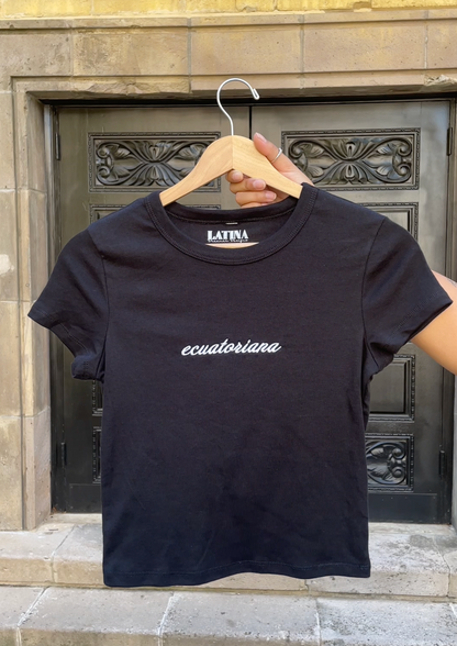 'Ecuatoriana' Rib Baby Tee