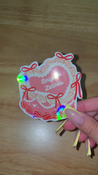 Amigas Latinas Sticker (Holographic)